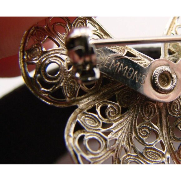 Vintage Lot 4 Brooches Pins Freirich Variety Club Emmons Opal 1950s Gold Silver - Picture 9 of 11